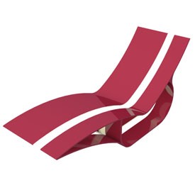 Deck Chair 3D Object | FREE Artlantis Objects Download